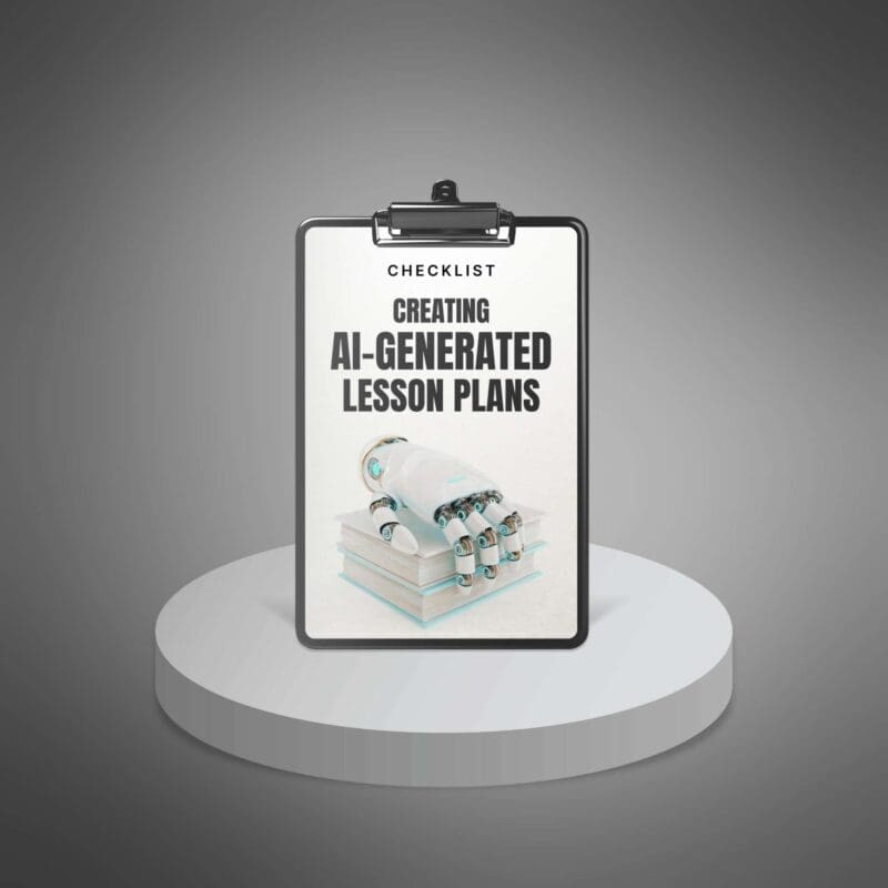 AI Lesson Planning Checklist