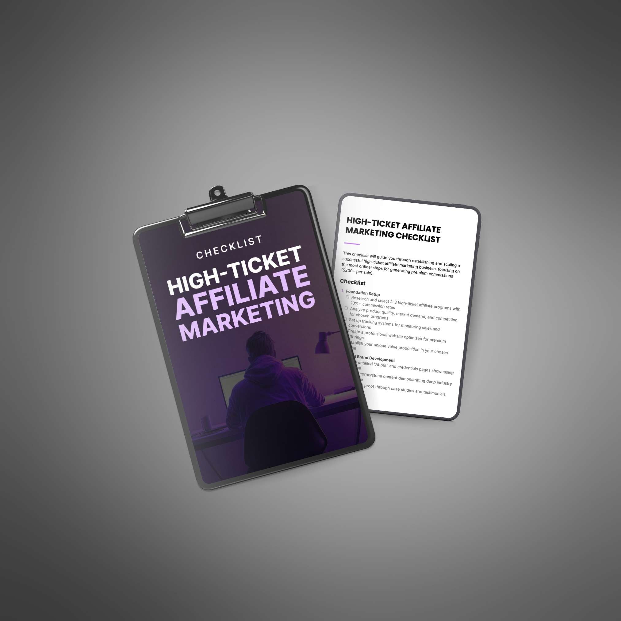 High-Ticket Affiliate Marketing - Checklist2 High-Ticket Affiliate Marketing - Checklist - Image 2